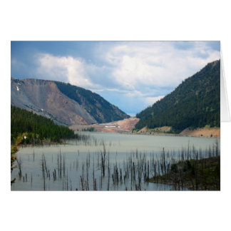 Cartão Lago do Terremoto por Cynthia Wenslow