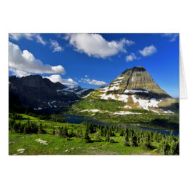 Cartão Lago e montanha escondidos de Bearhat