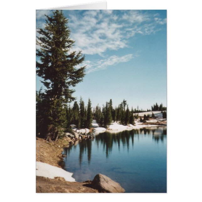 Cartão Lago Emerald (Frente)