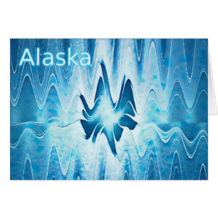 Cartão Lago Glacial - Alasca
