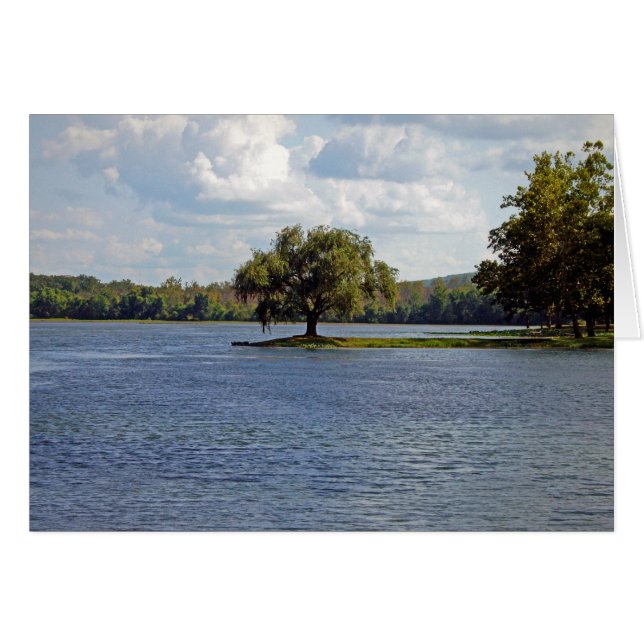 Cartão Lago Iron Mountain (Frente Horizontal)