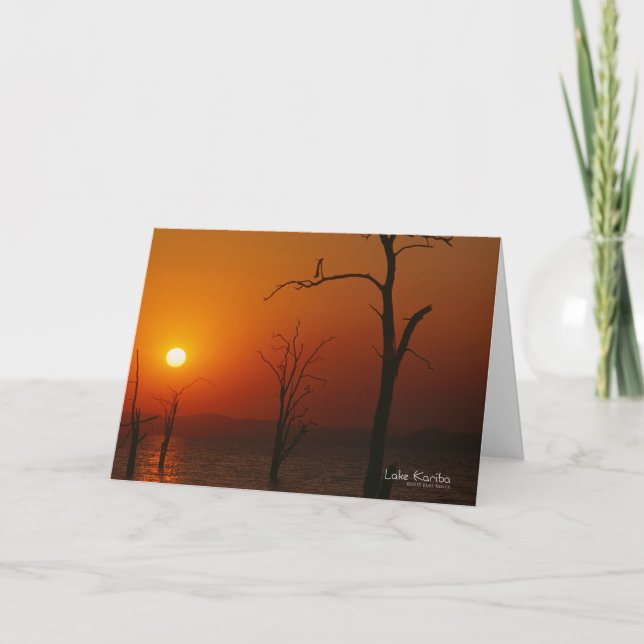 Cartão Lago Kariba (Frente)