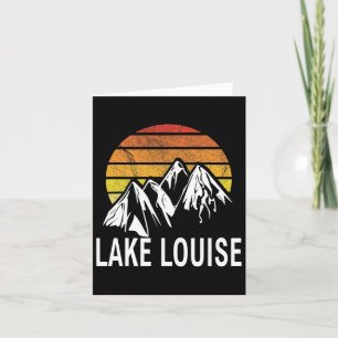 Cartão Lago Louise Banff Alberta Canada Ski Resort Snowbo