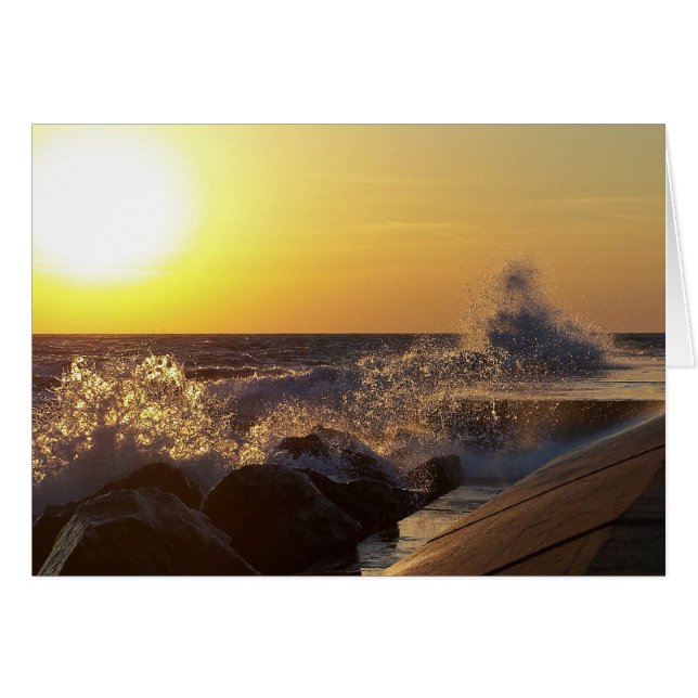 Cartão Lago Michigan (Frente horizontal)