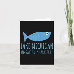 Cartão Lago Michigan - Peixes Excelentes Isentos De Tubar
