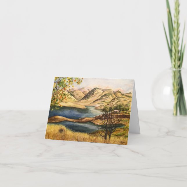 Cartão Lago Millerton (Frente)