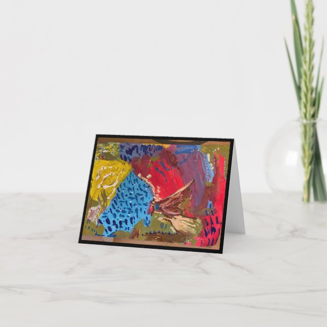 Cartão Lago n Garden em Sunrise (Frente)