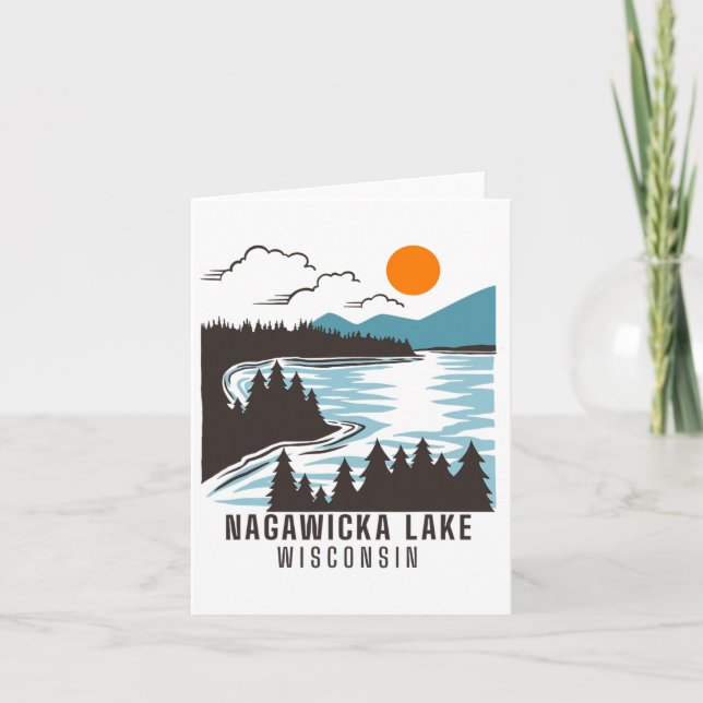 Cartão Lago Nagawicka (Frente)