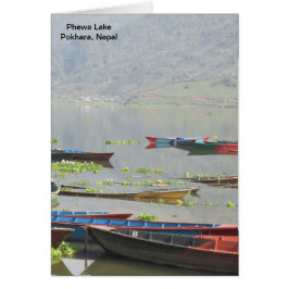 Cartão Lago Phewa, Pokhara