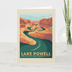 Cartão Lago Powell Arizona e Utah