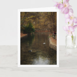 Cartão Lago San Vicente Park, Lúria, Valência