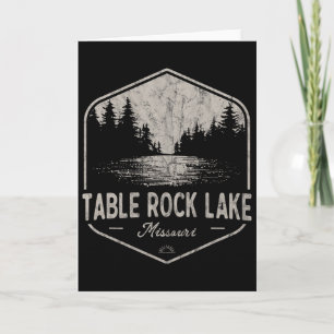 Cartão Lago Table Rock Missouri Exteriores Vintage
