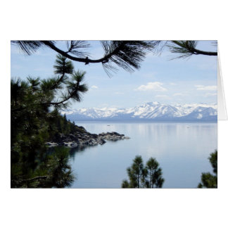 Cartão Lago Tahoe Shoreline