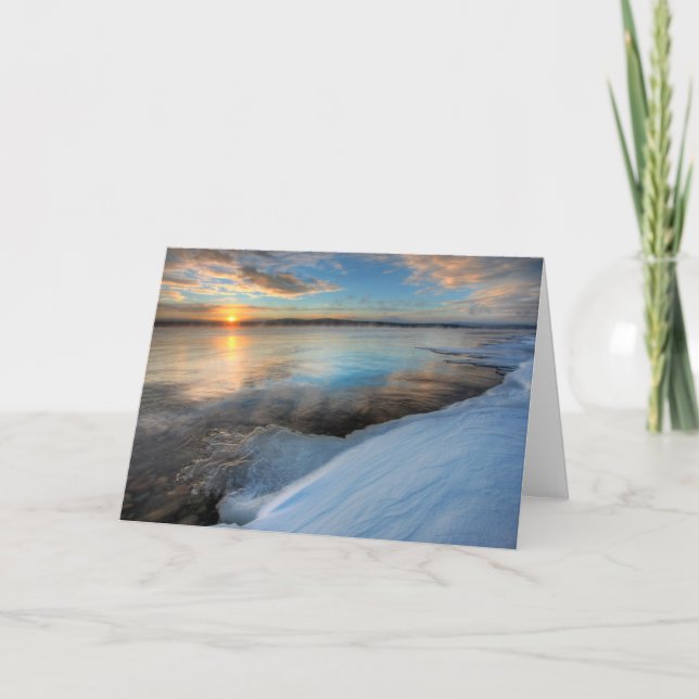 Cartão Lago Teslin Após Uma Tempestade De Limpeza, Yukon (Frente)