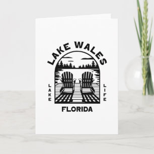 Cartão Lago Wales Flórida Ao Ar Livre Vintage 1