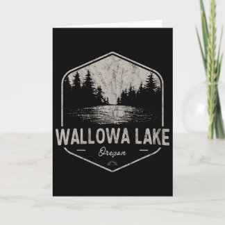 Cartão Lago Wallowa Oregon Ao Ar Livre Vintage 