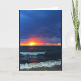 Cartão Lago Winnebago Sunset Pensando Em Você