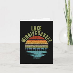 Cartão Lago Winnipesaukee Camping Wilderness - Nature Lak