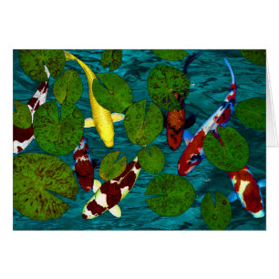 CARTÃO LAGOA DE KOI