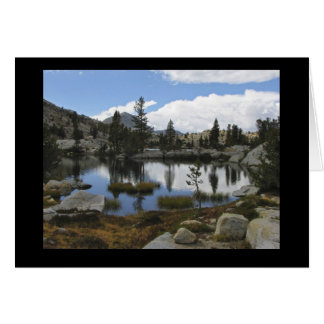 Cartão Lagos medley na região selvagem de John Muir