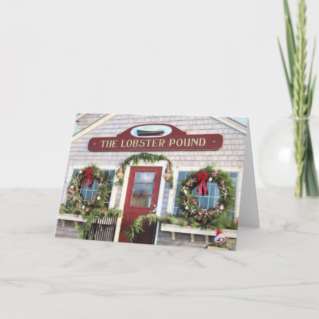 Cartão Lagosta Férias libra (Frente)