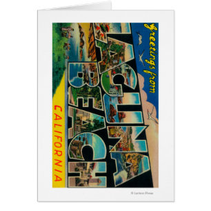 Cartão Laguna Beach, Califórnia - grandes cenas da letra