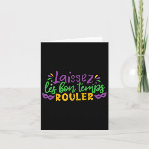Cartão Laissez Les Bon Temps Rouler Mardi Gras Custo do P