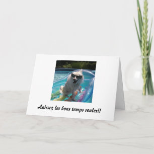 Cartão Laissez les bons temps rouler!