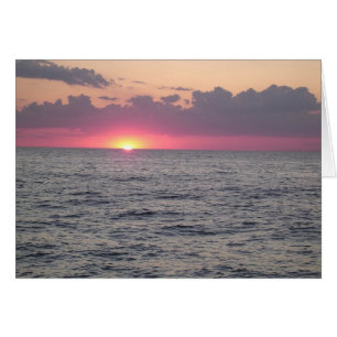 Cartão Lake Erie Sunset - Euclid, Ohio