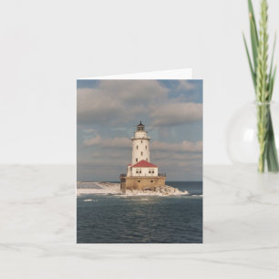 Cartão Lake Michigan Lighthouse Notecards