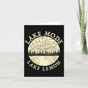 Cartão Lake Mode Lemon Camping Indiana Camper Family