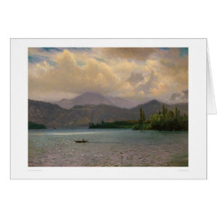 Cartão Lake Tahoe, Califórnia por Bierstadt (0102a)