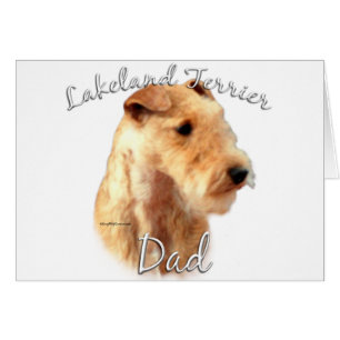Cartão Lakeland Terrier Pai 2