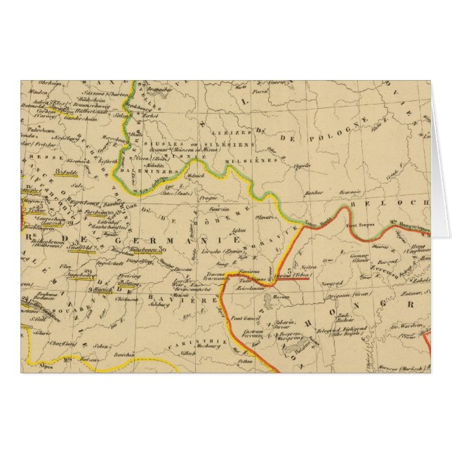 Cartão L'Allemagne 843 a 911 (Frente Horizontal)