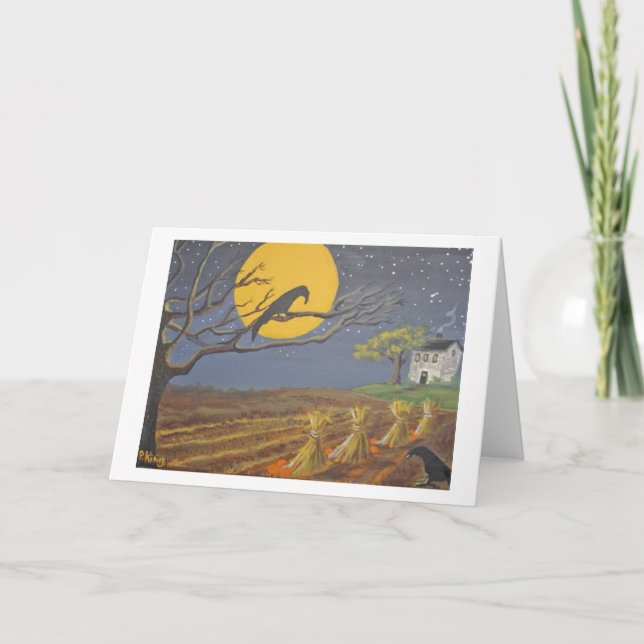 Cartão Lamentação dos corvos (Frente)