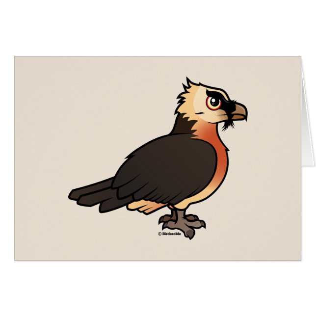 Cartão Lammergeier bonito (Frente Horizontal)