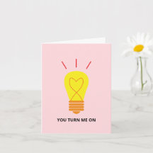 Lâmpada Coração Romântico Você Me Excitação Amor