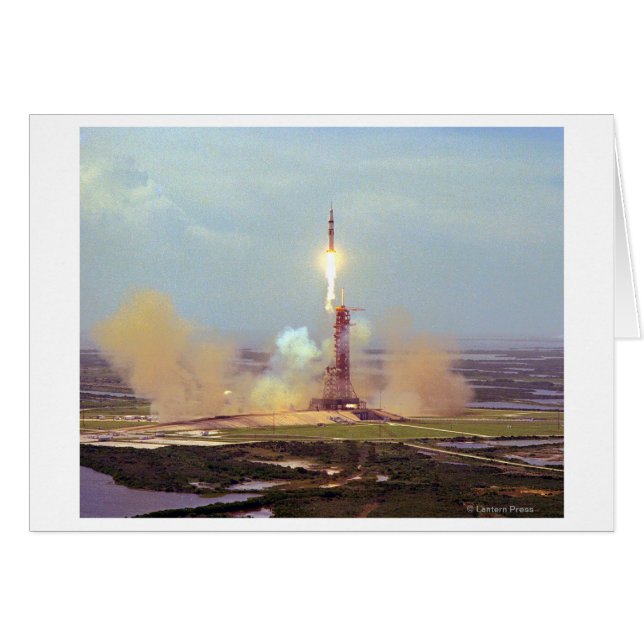 Cartão Lançamento do Projeto de Teste Apollo Soyuz Saturn (Frente Horizontal)