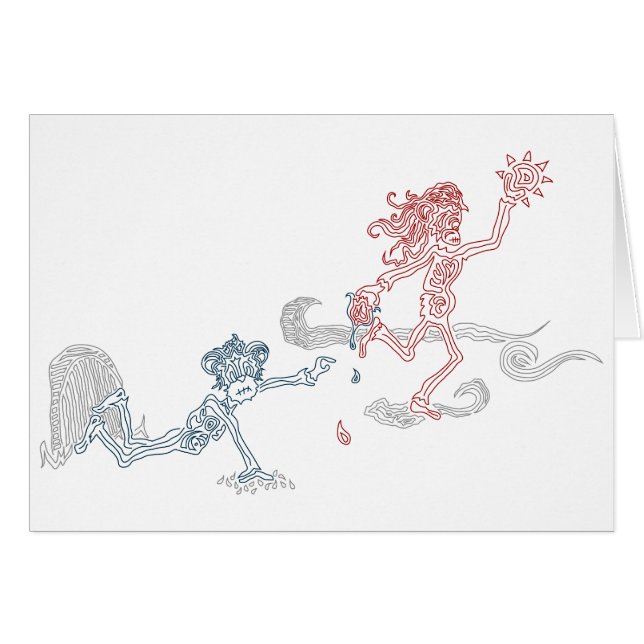 Cartão lanche de macaco (Frente horizontal)