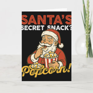 Cartão Lanche Secreto do Papai Noel Funny Amantes de Pipo