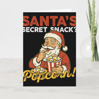 Cartão Lanche Secreto do Papai Noel Funny Amantes de Pipo