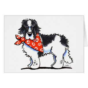 Cartão Landeer Newfie Sailor