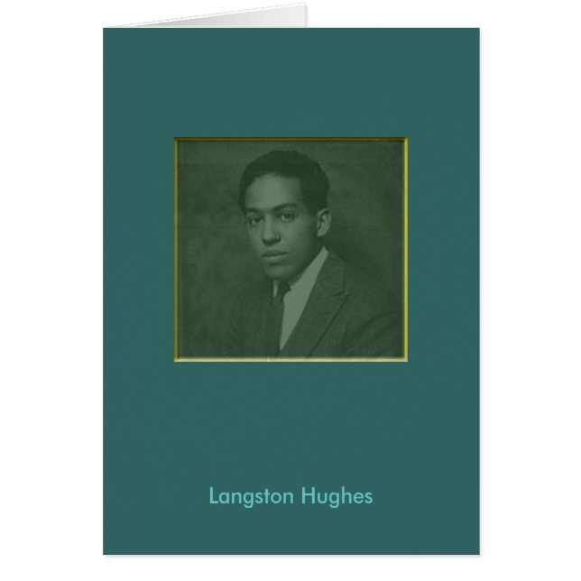 Cartão Langston Hughes (Frente)