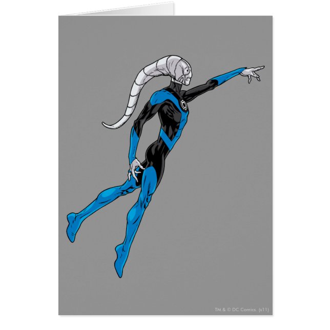 Cartão Lanterna Azul 10 (Frente)