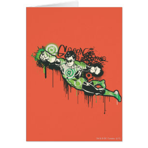 Cartão Lanterna verde - poster torcido da inocência