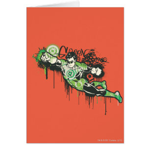 Cartão Lanterna verde - poster torcido da inocência