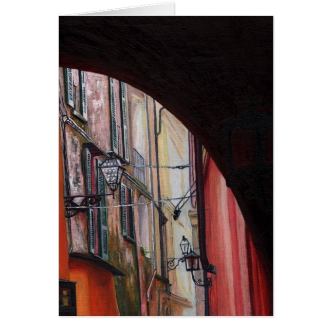 Cartão Lanternas 2012 de Menaggio (Frente)