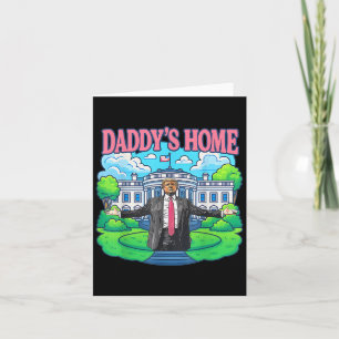 Cartão Lar em Casa Casa Branca 2025 Presidente Trump _2