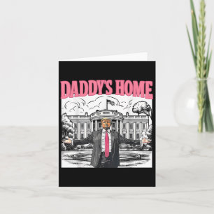 Cartão Lar em Casa Casa Branca 2025 Presidente Trump _3