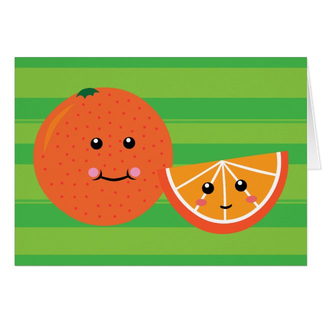 Cartão Laranja-branca (Frente Horizontal)